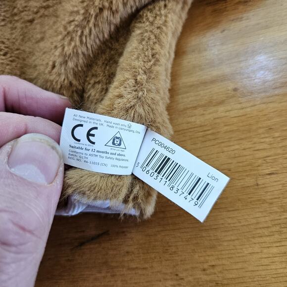 Puppet Company LION hand plush stuffed animal with bonus GIRAFFE - Picture 6 of 13